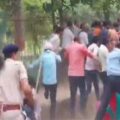 पटना में किसान सलाहकारों पर लाठीचार्ज।