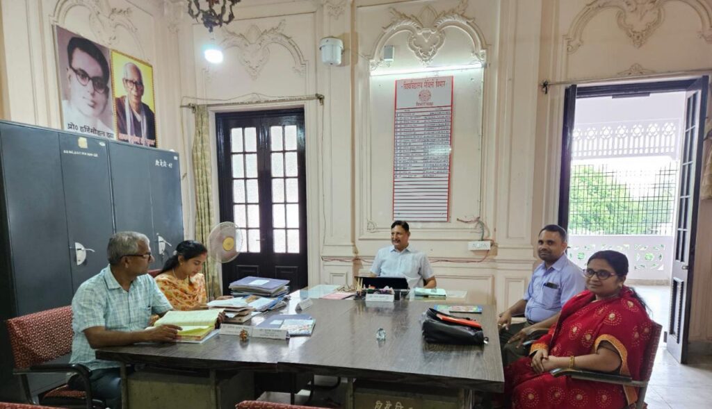 विश्वविद्यालय मैथिली विभाग द्वारा मनायी गई व्यास जी की 107 वीं जयंती।