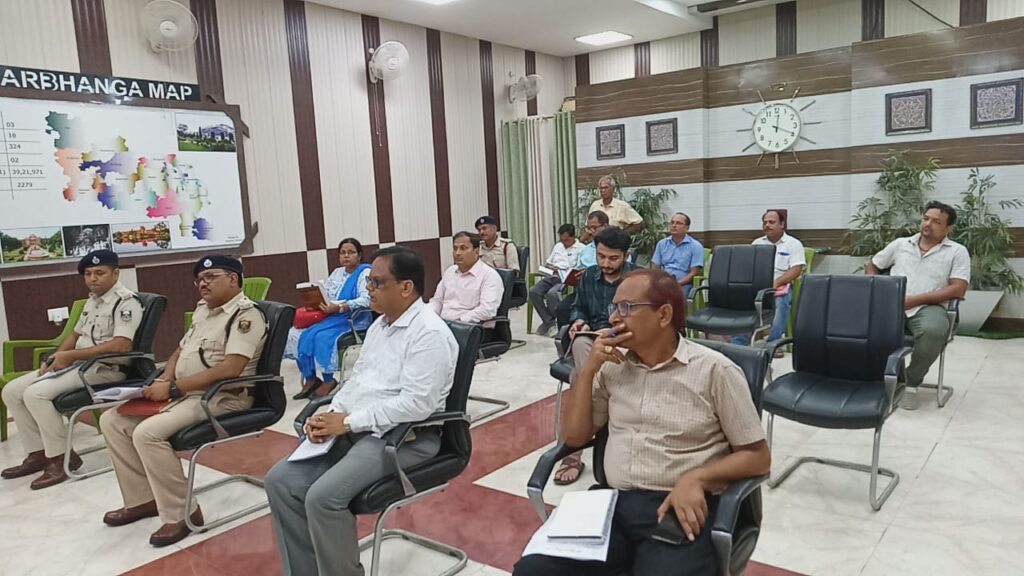 स्वतंत्रता दिवस की तैयारी को लेकर हुई बैठक।