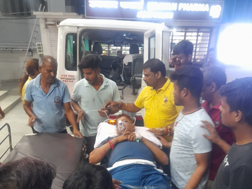 राजधानी में बदमाशों का तांडव; युवक को मारी गोली, छानबीन कर रही पुलिस।