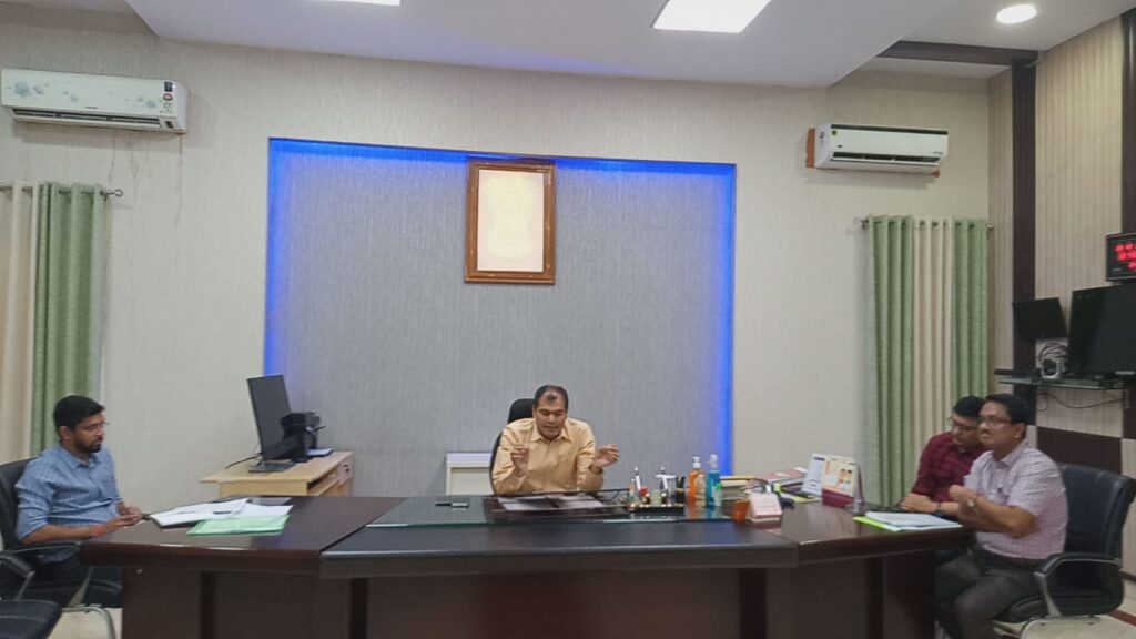 मतदाता सूची- विशेष संक्षिप्त पुनरीक्षण कार्यक्रम को लेकर हुई बैठक।