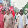 इंडिया गठबंधन ने एम्स आरओबी निर्माण सहित विभिन्न मांगो को लेकर दुसरे दिन निकाला पदयात्रा