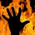 एनसीपी कार्यालय में घुसकर महिला ने  किया आत्मदाह करने का प्रयास।
