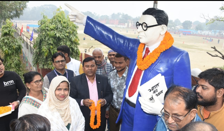 बाबा साहेब के महापरिनिर्वाण दिवस के अवसर पर श्रद्धा सुमन अर्पित।   