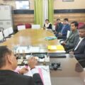 राष्ट्रीय लोक अदालत को लेकर डीपीआरओ एवं सभी बीपीआरओ के साथ की गयी बैठक।