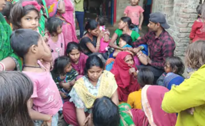 दरभंगा सहरसा के सीमावर्ती क्षेत्र पर ट्रेक्टर की चपेट में आने से दो की मौत।