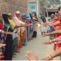 जीविका दीदियों द्वारा चलाया गया मतदाता जागरूकता अभियान।