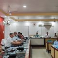 शत-प्रतिशत मतदान को लेकर जिला निर्वाचन पदाधिकारी ने की बैठक।
